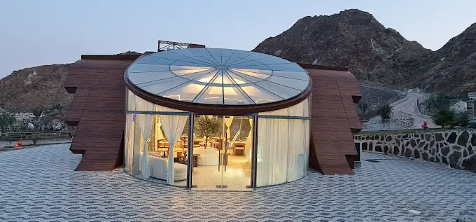 Dining at dibba mountain park