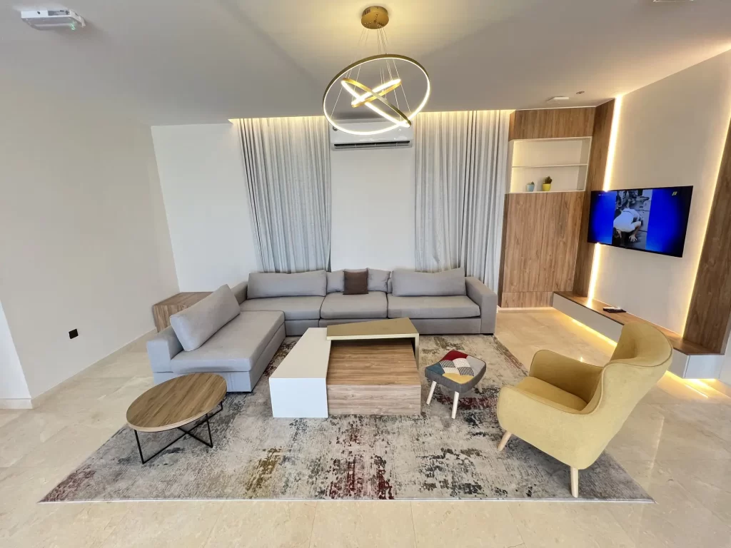 living area at dibba mountain park